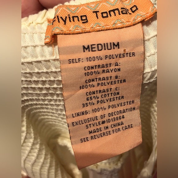 White Flying Tomato floral embroidered maxi dress - Picture 7 of 14